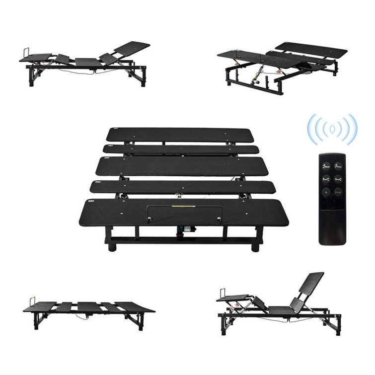 Alwyn Home Cheridy Zero Gravity Adjustable Bed with Wireless Remote